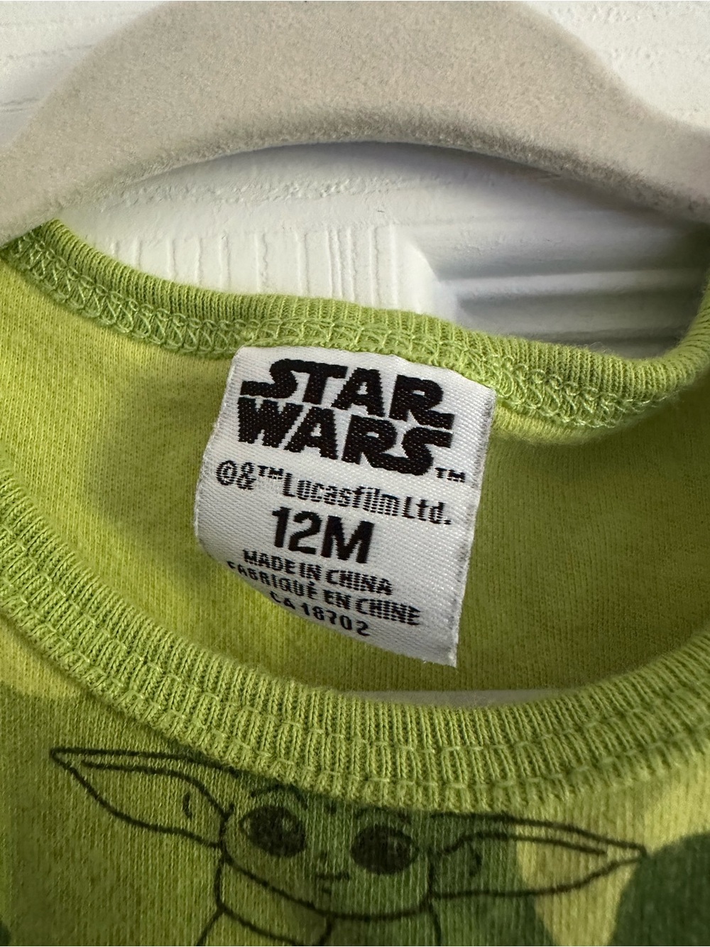 Size 12M Star Wars Grogu (Baby Yoda)‎ Baby Romper Camo Sleeveless One Piece - Picture 5 of 5